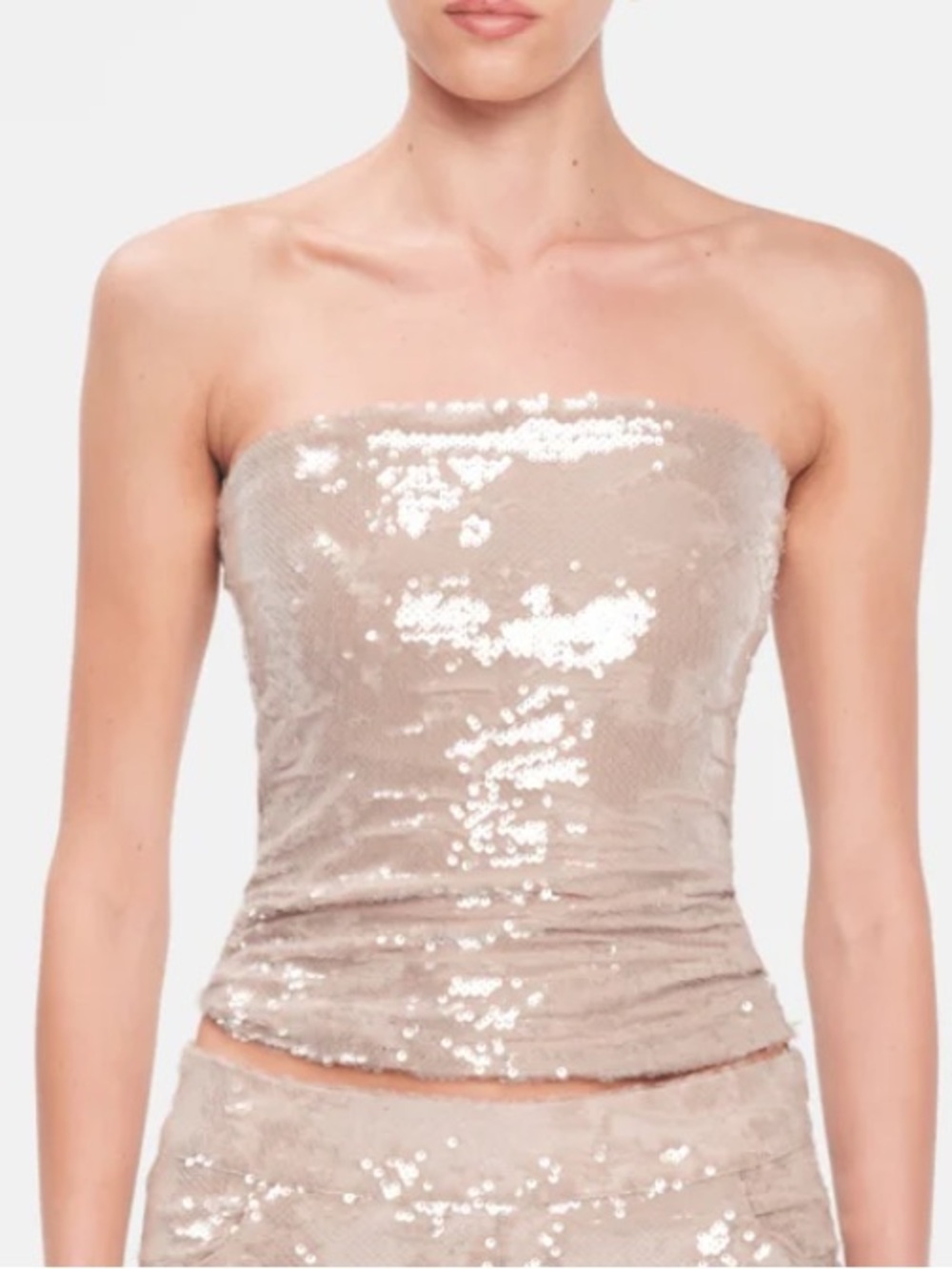 OW Collective RUBY Sequin Tube Top M